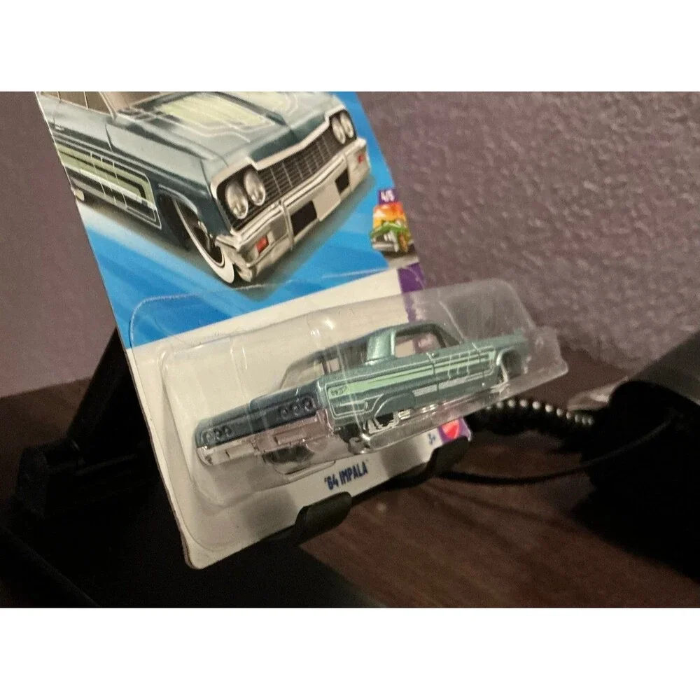 Hot Wheels ‘64 Impala Layin’ Low #95/250 2025 Teal Lowrider Sealed GM
